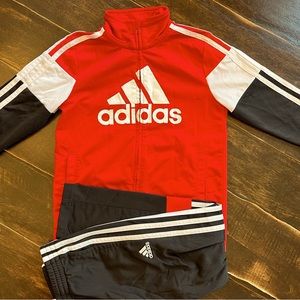 Adidas - boys size 6 track suit